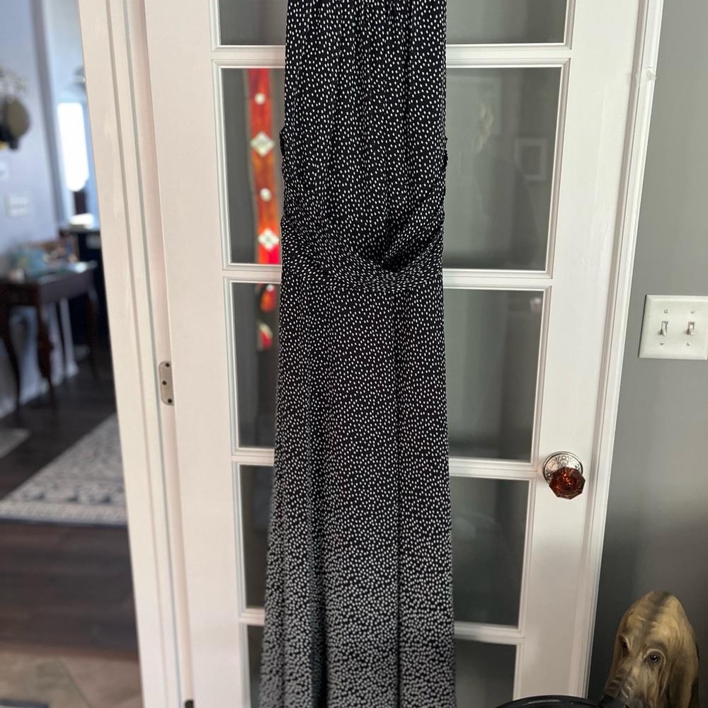 Black and White Maxi Dress